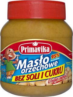 MASO ORZECHOWE BEZ SOLI I CUKRU 350g-PRIMAVIKA